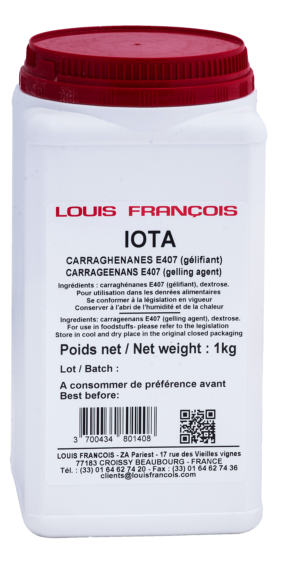 Iota Carrageenan 4oz - Cooking Sauce Thickener & Ingredient