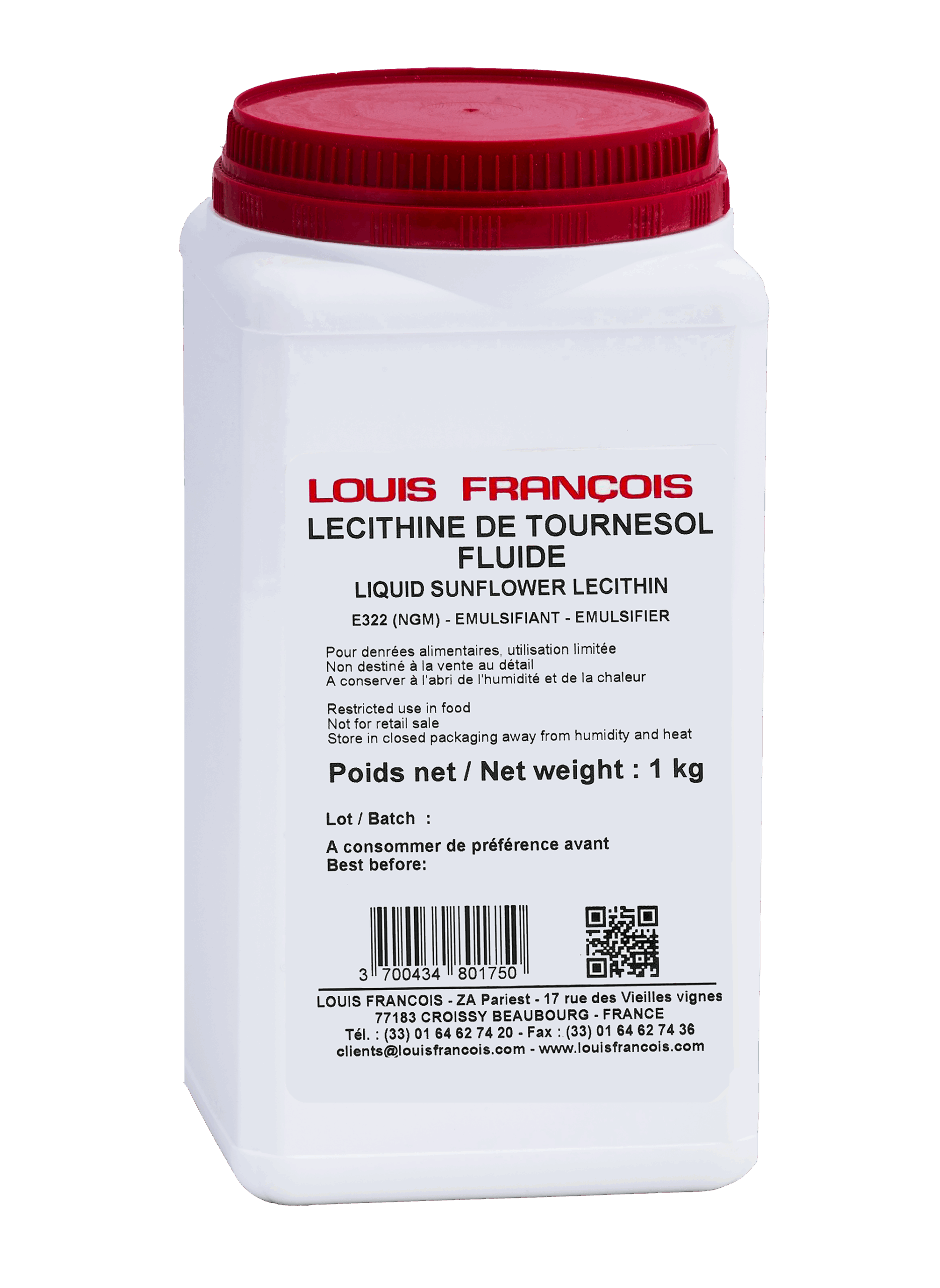 Lcithine de tournesol Fluide - Louis Franois