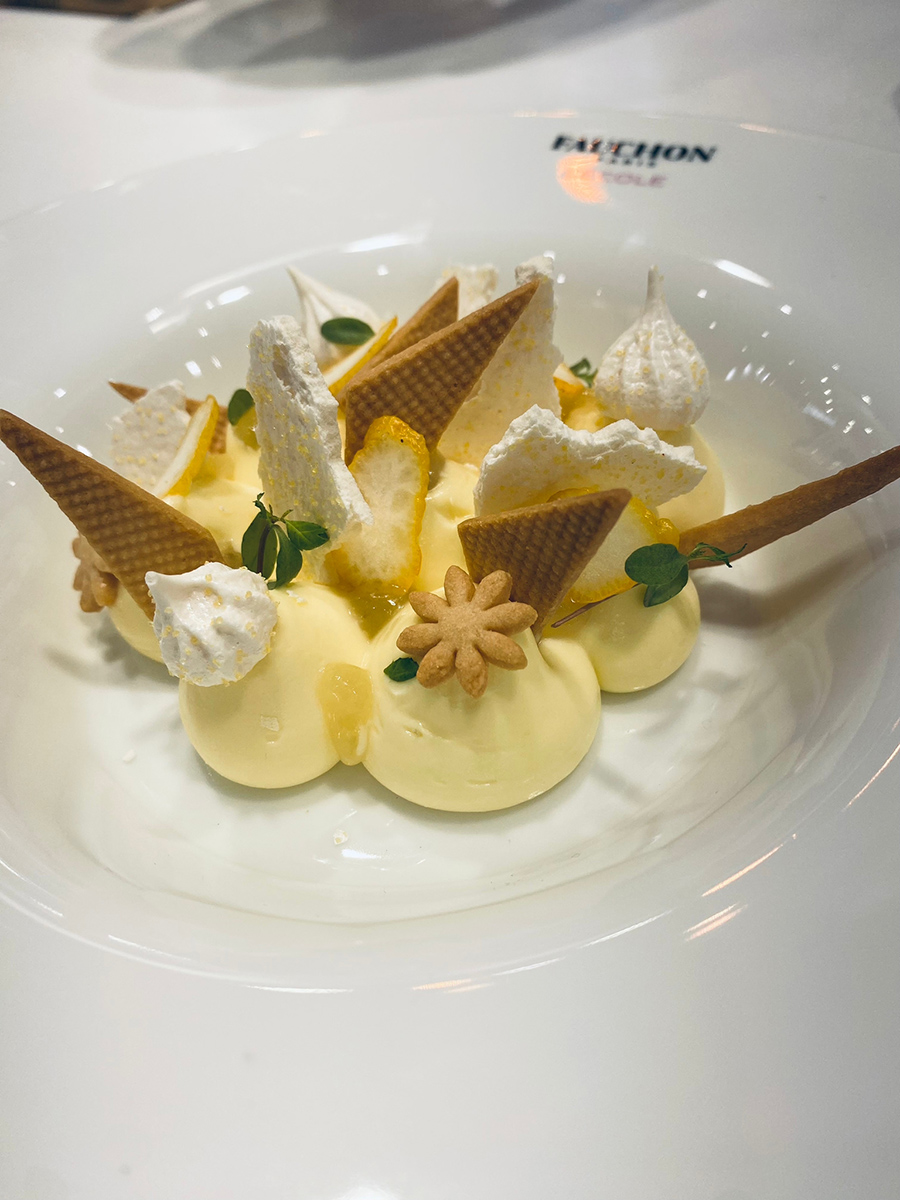 Tarte au citron destructurée