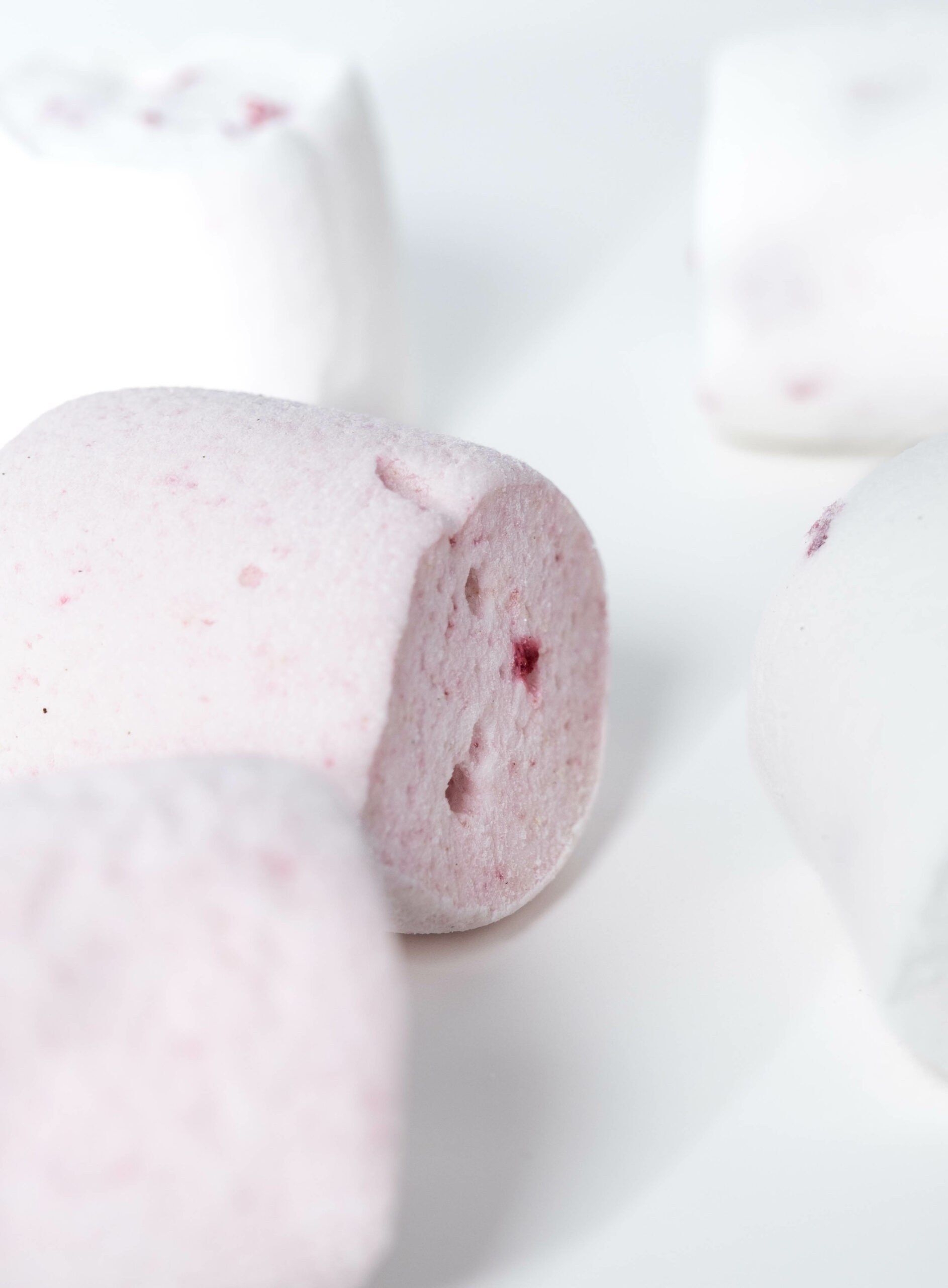 Guimauve aux éclats de framboise