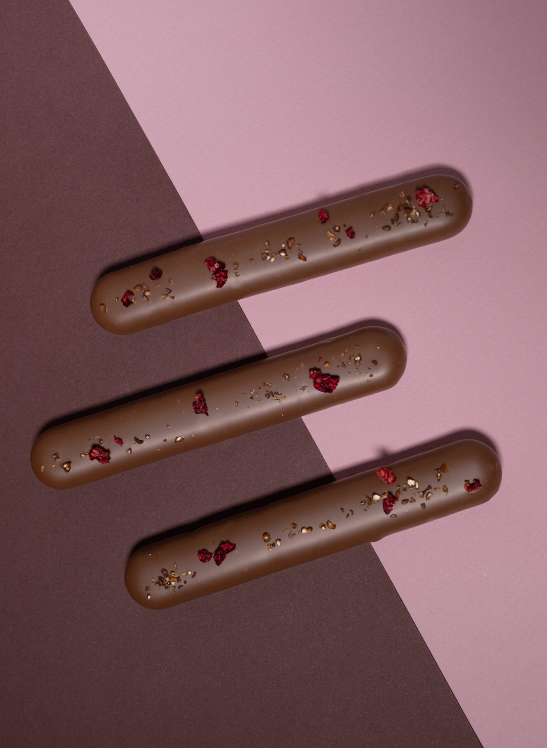 Sobacha Raspberry Marshmallow and Praline Chocolate Bar